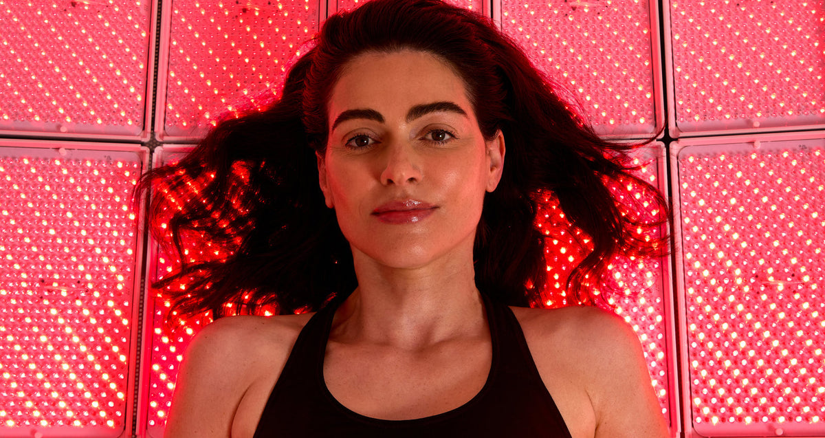 Image of woman using LightStim LED Bed